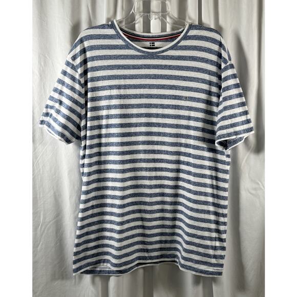 Christina Berg Stripes Short Sleeves T Shirt Blue White 2XL Nautical 87-37 - Picture 15 of 16